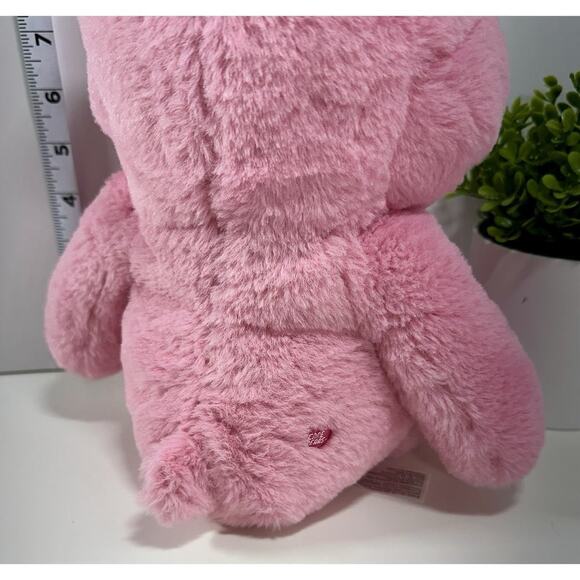 Care Bears 2022 Pink True Heart Plush Stuffed Animal Bear with Star Heart Belly - Picture 4 of 6